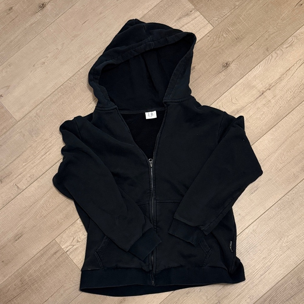 Little Bipsy Black Zip-Up Hoodie